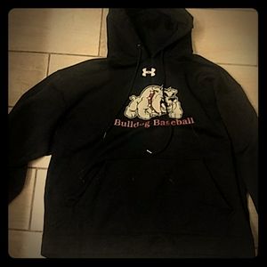 Under armor bulldog baseball hoodie